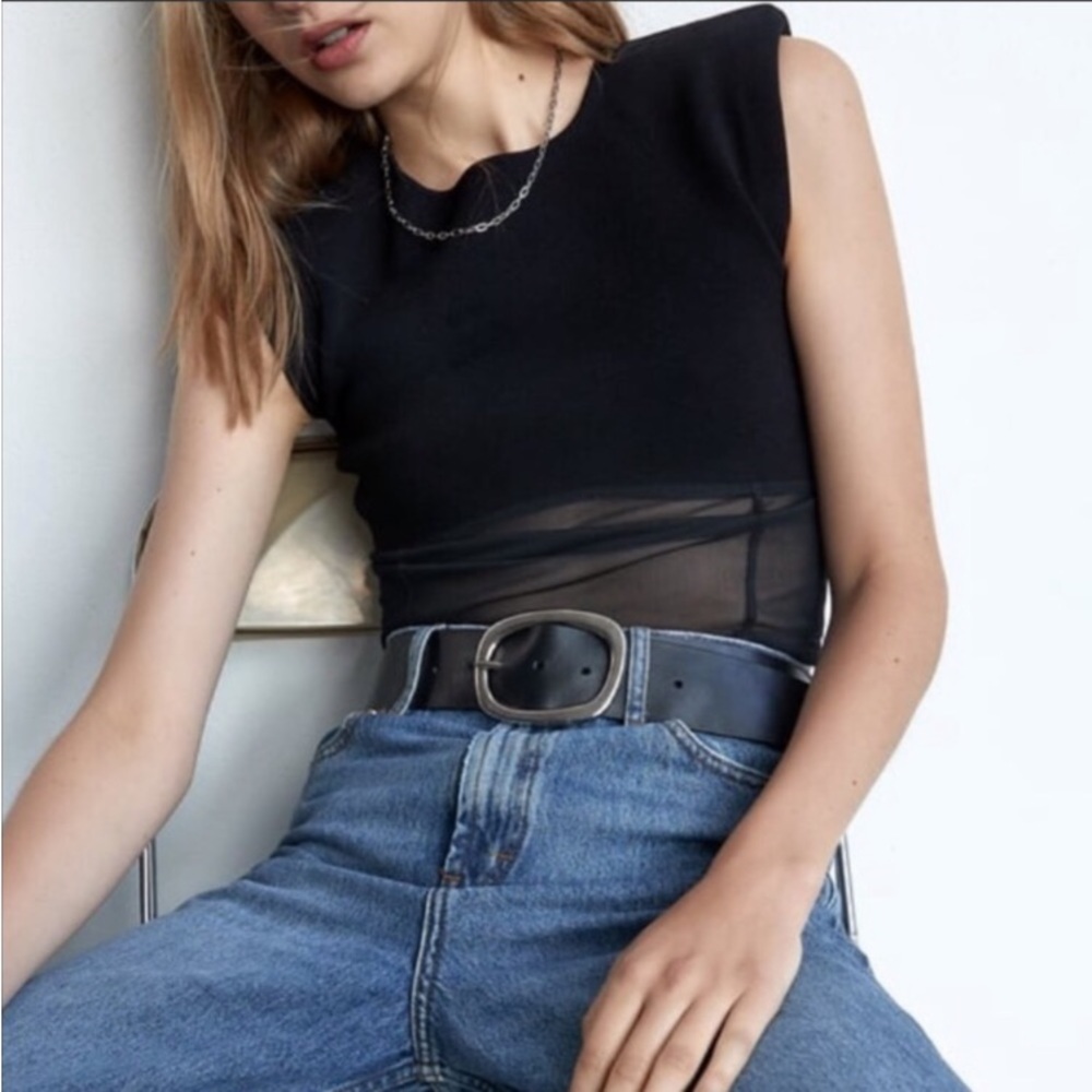 ZARA knit crop top